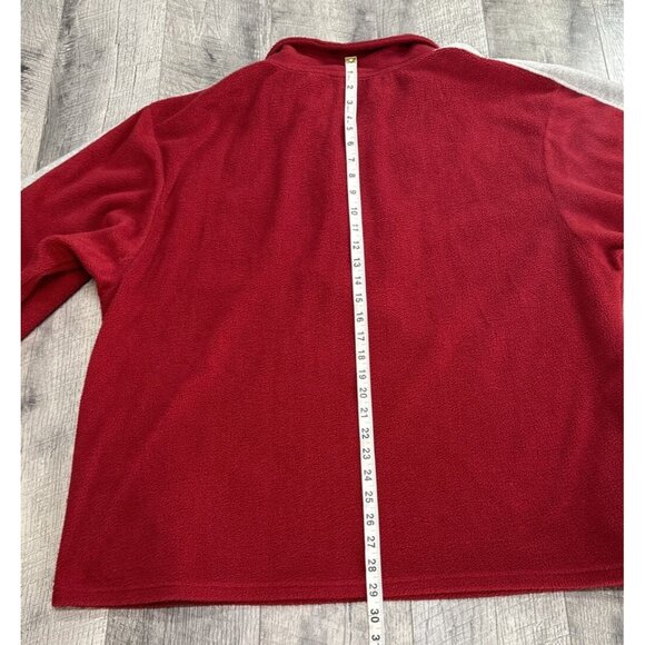 Alabama Fleece Pullover Jacket Mens XL 1/4 Zip Crimson‎ Tide University Y2K - Picture 7 of 7